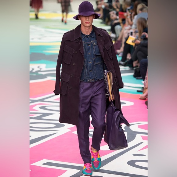 Burberry Prorsum nubuck leather trench - Picture 6 of 10